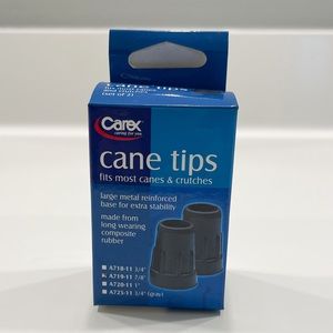 Cane Tips, 7/8in, Black -Package of 2 #A719-11